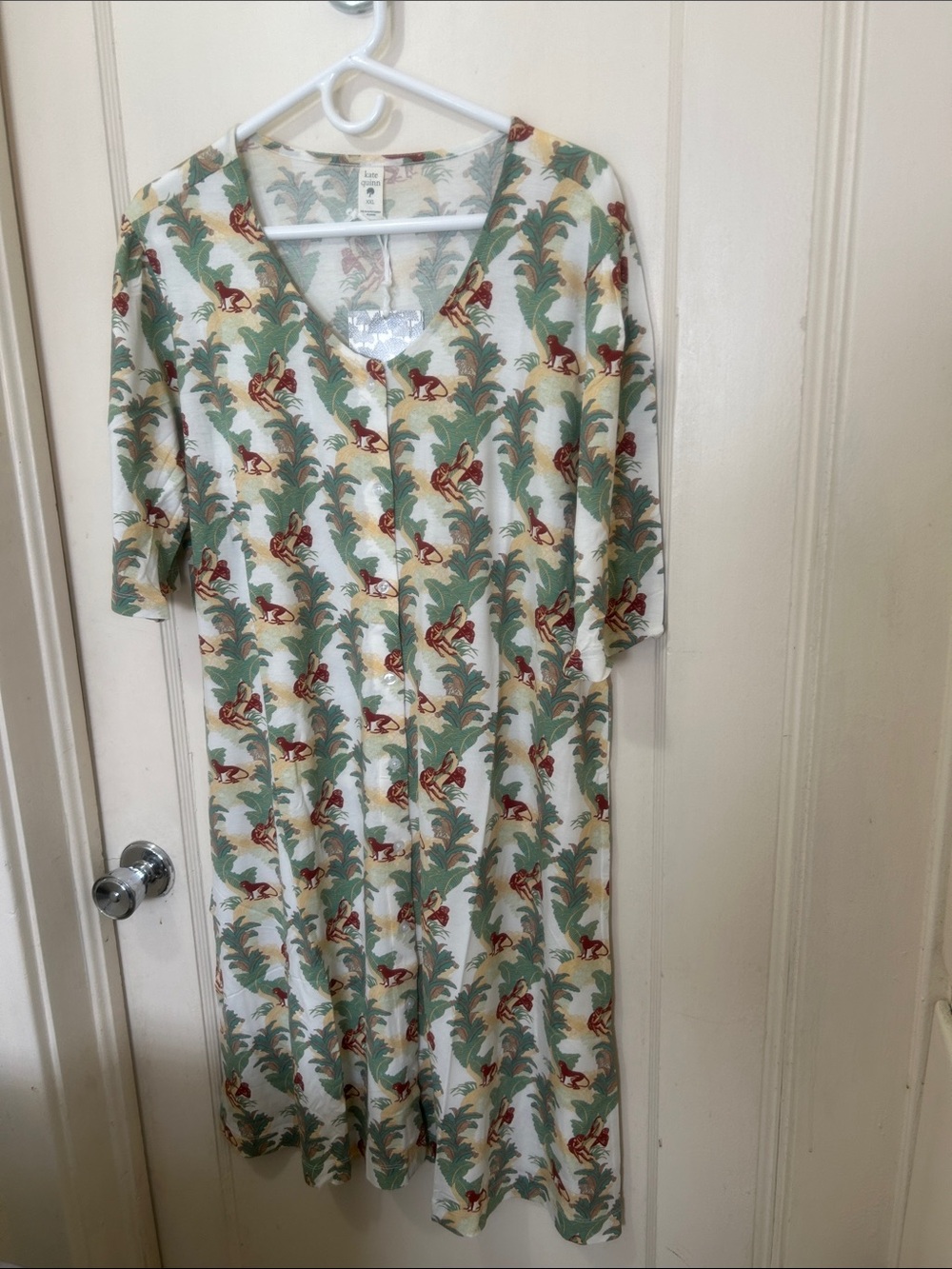 Kate Quinn rainforest monkey dress